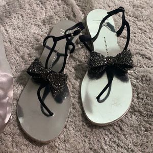 Giuseppe Zanottti bow sandals